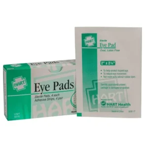 Eye Pads with Adhesive Strips, 4 Per Box