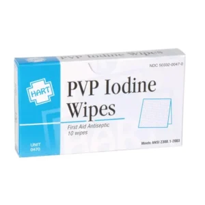 PVP Iodine Wipes, 10 per box