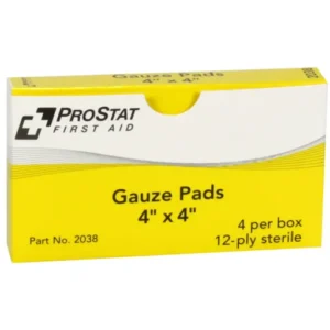 4" x 4" Sterile Gauze Pads, 4 Per Box