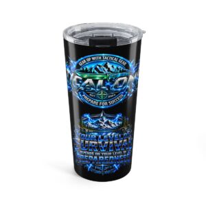 20oz Tactical Survival Tumbler — "Gear Up with Tactical Gear: Prepare for Success"