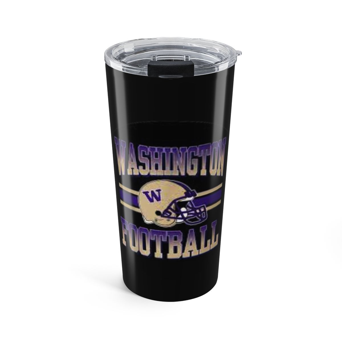 20oz Washington Football Tumbler — Purple Paw & Helmet Insulated Travel Cup