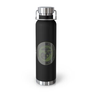 22oz Insulated Water Bottle — Military Emblem Stainless Vacuum Flask