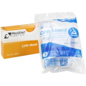 CPR Mask, One way valve, 1 per box