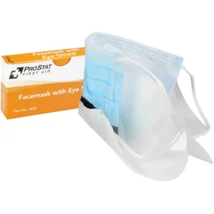 Facemask with Eye Shield, 1 per box