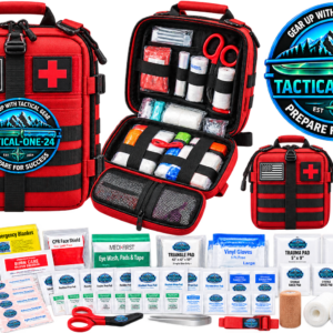 T124 208 Piece First Aid Kit/Tactical Rip Away
