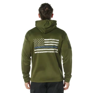 Concealed Carry Thin Blue Line Hoodie