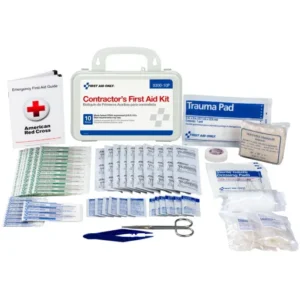 Bilingual Contractor's First Aid Kit : 10 person : 96 Pieces