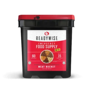 48 Serving Freeze Dried Meat Bucket + 40 Servings Of Rice