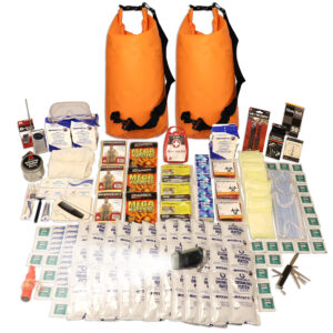 3 Person Essential Survival Kit, Dry Bag