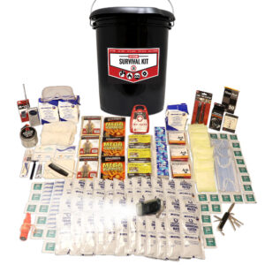 3 Person Essential Survival Kit, Bucket and Lid