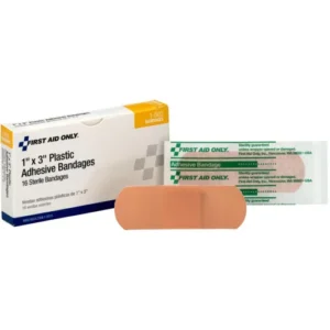 Adhesive Bandage, Plastic 1" - 16 per box