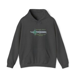 Compass Knife Graphic Hoodie — Tactical One 2.1 Outdoor Adventure Sweatshirt