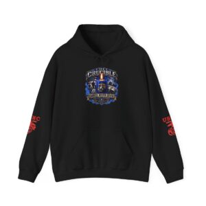 Crucible Marine Corps Hoodie – 'Feel The Power' USMC Eagle Globe & Anchor Sweatshirt