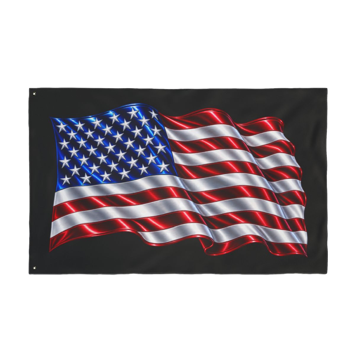 Double-Sided Jeep Club Flag – American Flag & Off-Road Jeep Design