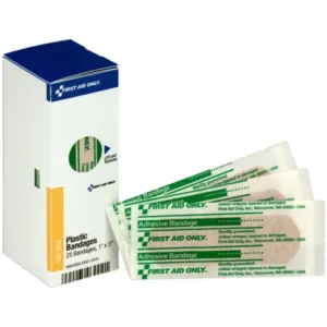 1" x 3" Plastic Bandages, 25 each