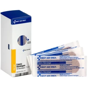 1" X 3" Adhesive Fabric Bandage, 40 Per Box