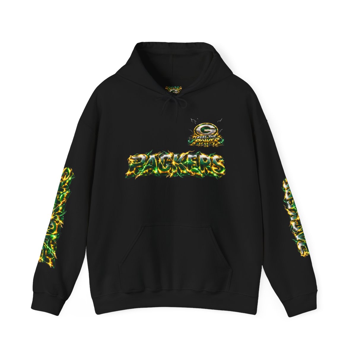 Packers "Feel the Power" Hoodie — NFL Green Bay Fan Pullover