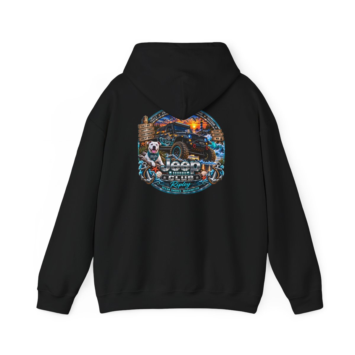 Ripley's Jeep Club Hoodie — back