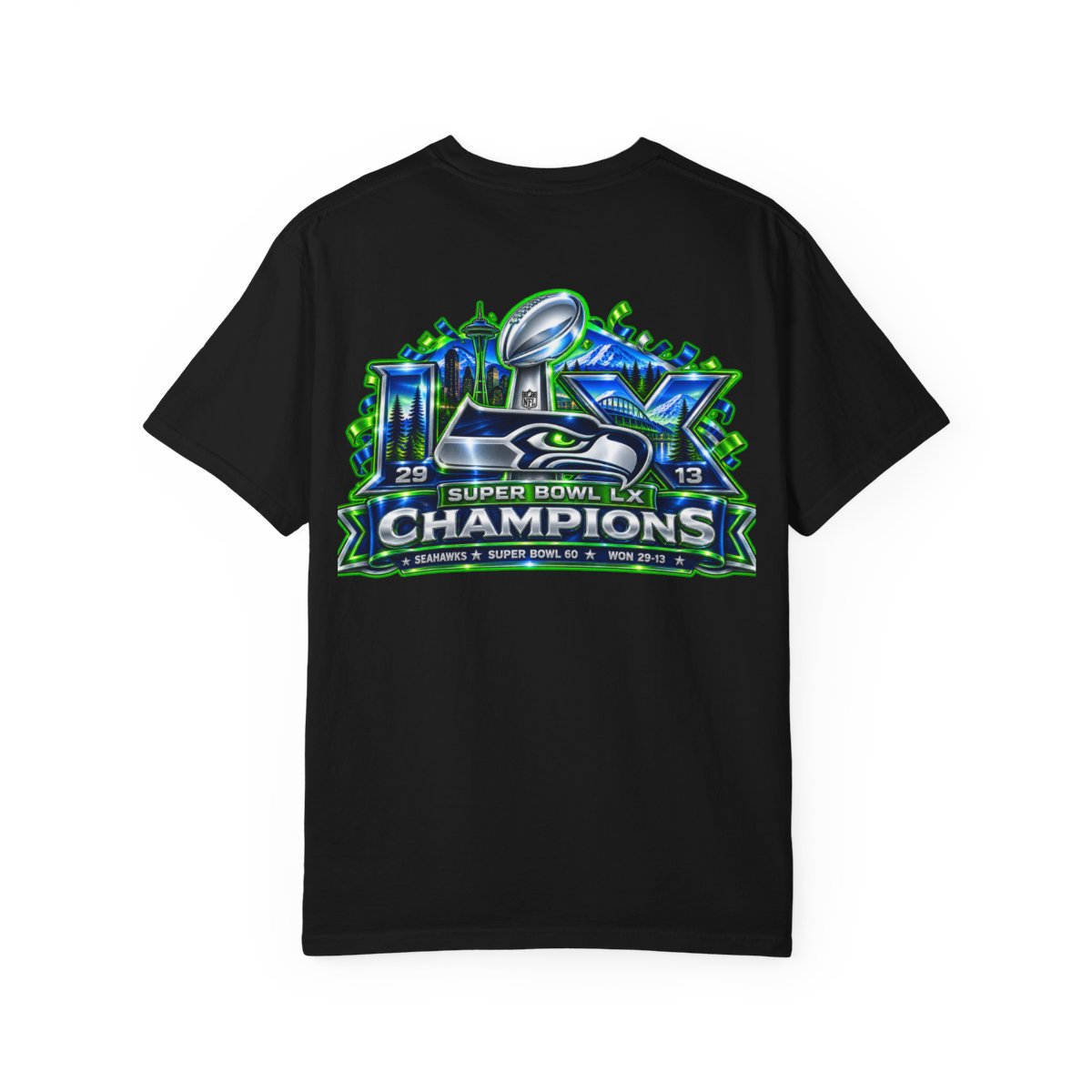 Seahawks Super Bowl Champions T-Shirt — back