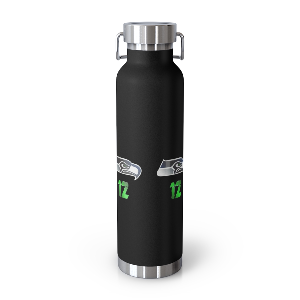 Seattle Seahawks 22oz Vacuum Insulated Water Bottle — back