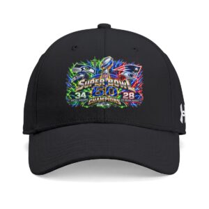 Super Bowl 60 Champions Cap — Team Blitzing Football Hat Digital Print
