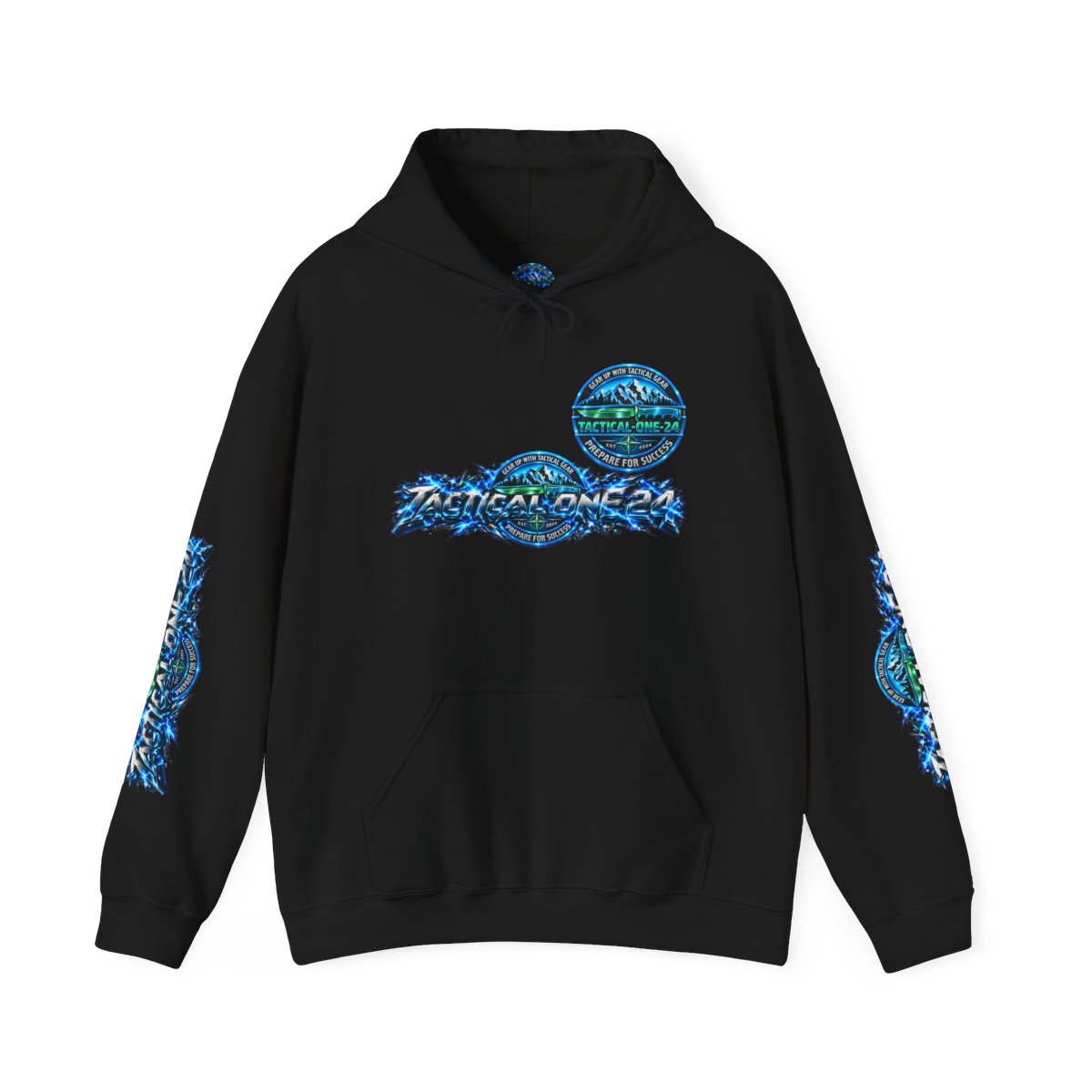 Tactical One-24 Hoodie — Outdoor Adventure Logo Pullover (Prepare for Success)
