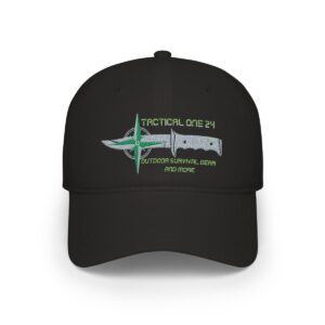 Tactical One 24 Knife Logo Baseball Cap — Outdoor Survival Hat