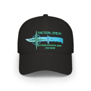Tactical One 24 Knife Logo Cap — Outdoor Survival Baseball Hat