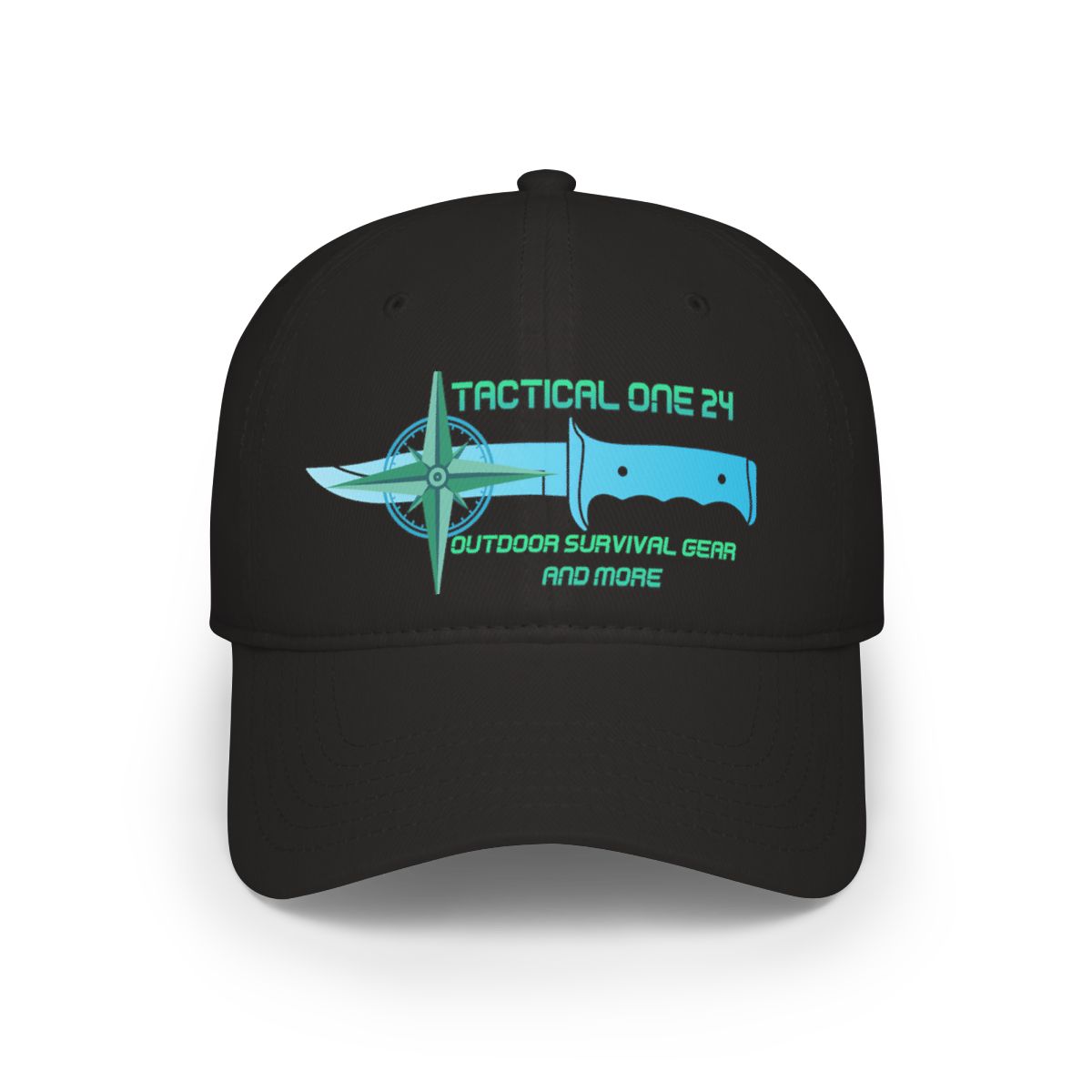 Tactical One 24 Knife Logo Cap — Outdoor Survival Baseball Hat