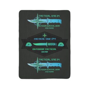 Tactical One 24 Outdoor Tactical Gear Fleece Sherpa Blanket