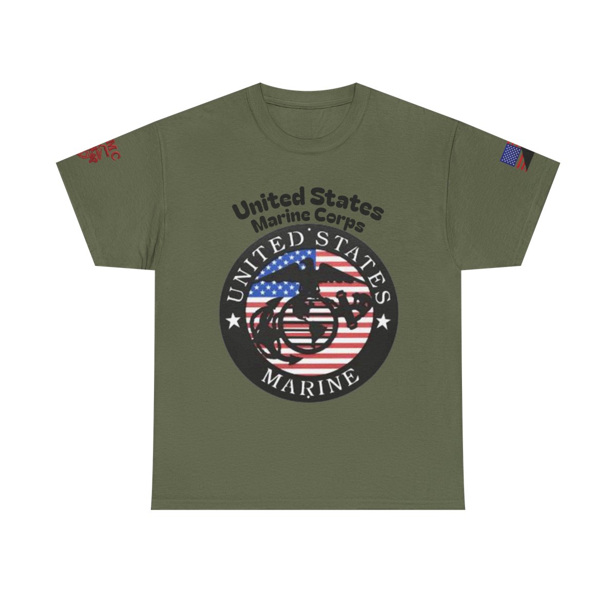 United States Marine Corps T-Shirt – Honor Courage Commitment OORAH! Graphic Tee