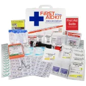 Bulk First Aid Kit, Plastic, 209 Pieces, ANSI B, 50 Person