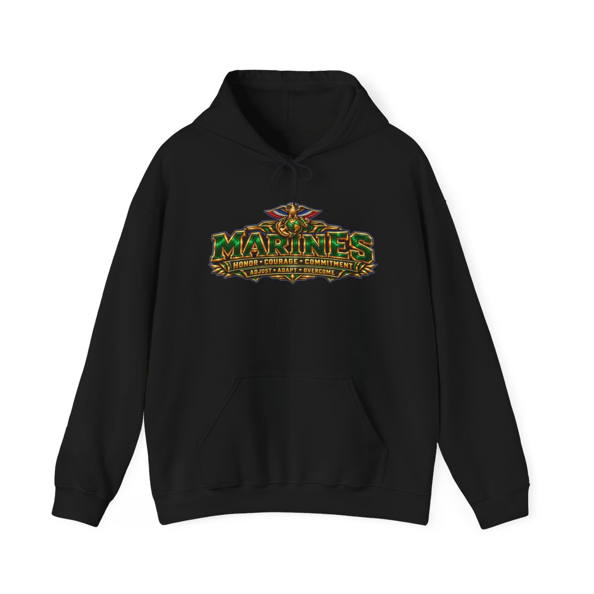 USMC Marines Military Pride Hooded Sweatshirt