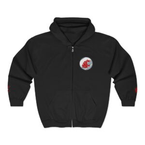 WSU Cougar Circle Full-Zip Hoodie — Washington State University Spirit Jacket
